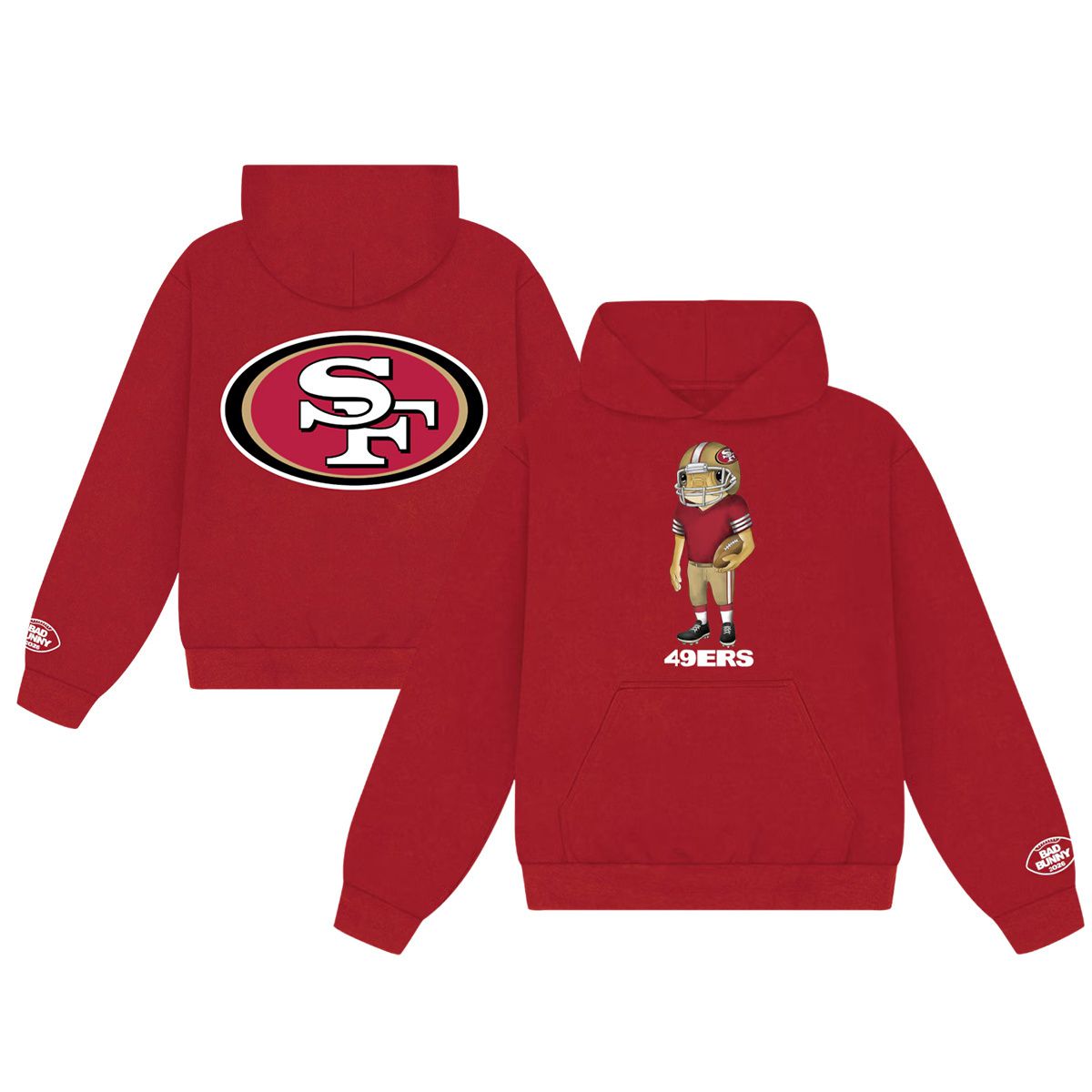 Men 2026 NFL San Francisco 49ers hoodie red 0011